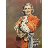 George Cattermole (20th Century) - Watercolour - The King’s Captain or D’Artagnan (Thriller Comics