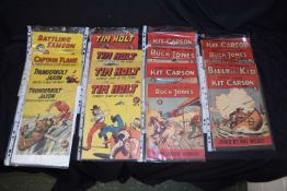 Various - 16 comics comprising Cowboy Comics (Buck Jones and Kit Carson etc) No’s 37-44, Tim Holt