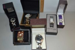 Mixed Lot: Modern wristwatches in cases