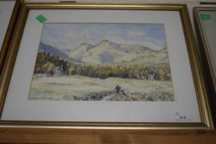 McFaddyen, Cumbrian scene, watercolour, framed and glazed