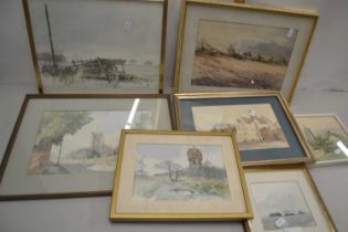 George Miller, a collection of watercolours mainly Suffolk rural and coastal scenes