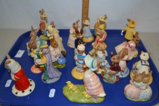 Collection of Royal Doulton bunnikins figures