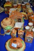 Mixed Lot: Price Kensington and other cottage ware table wares to include tea set, egg cruet,