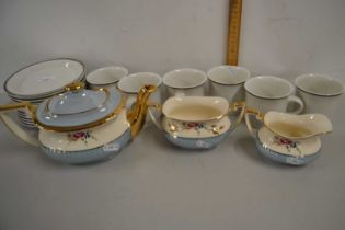 Quantity of Royal Doulton Ting table wares together with a Gibsons three piece tea set