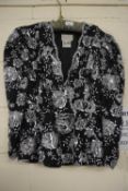 Lady's sequinned evening jacket, UK size 16