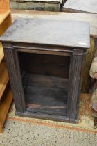 Small Georgian mahogany shelf unit for restoration