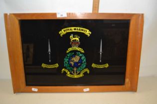 Serving tray marked Royal Marines Gibralta