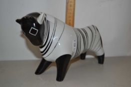 Cmielow Poland - Art Deco style pottery model of a bull