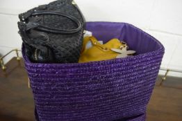 A quantity of assorted lady's handbags (8)