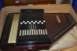 Modern table top zither or table top piano