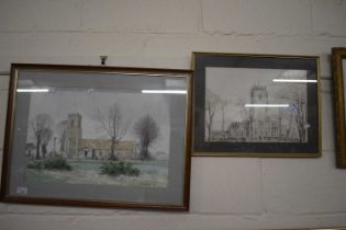 G Miller, study of Snape Church and further study of Aldeburgh Church, (2)