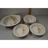 Quantity of Tams ware bowls