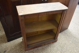 End section of a Georgian bookcase cabinet, for restoration