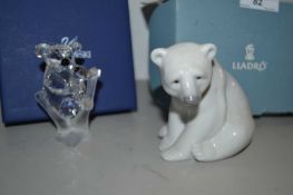 Swarovski koala + Lladro bear