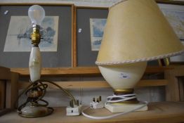 Two table lamps