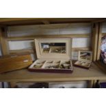 Three jewellery boxes and assorted costume jewellery