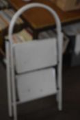 Folding step stool