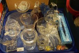 Mixed Lot: Assorted glass ware