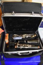 Cased Chinese clarinet