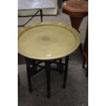 Brass Bonares type tray top table