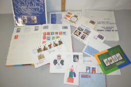 Royal Mail stamp album together with various first day covers and presentation issues