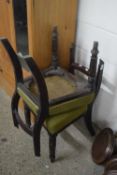 Two bar back dining chairs for repair