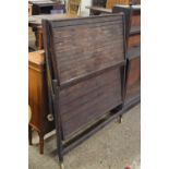 Hardwood two tier folding trolley