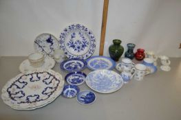 Mixed Lot: Various ceramics and glass to include quantity of various Worcester coffee cans and