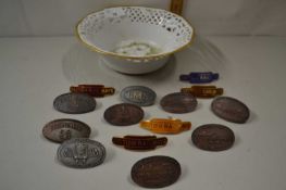 Collection of various reproduction railway badges to include LMS, British Rail, Great Northern