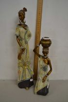 Two polychrome composition models of African tribes women