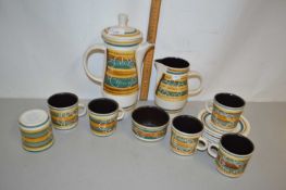 Rye pottery coffee set