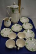 Quantity of Royal Doulton Countess pattern coffee wares