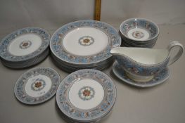 Quantity of Wedgwood Florentine Turquoise pattern table wares