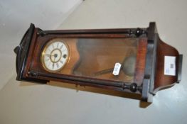 Miniature Vienna type wall clock