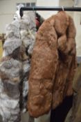 A lady's 'Joan Collins' rabbit fur jacket and lady's coney fur jacket, (2)