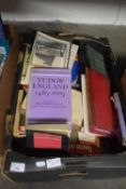 Box of various books - historical interest etc