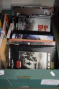 Box of various books including military interest