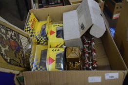 Various sportscar die cast boxed cars together with approved souvenir program, 1953 Coronation,