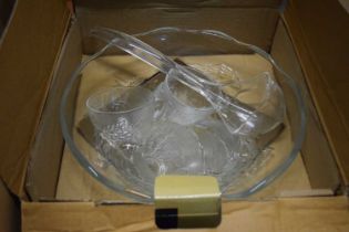 Boxed punch bowl set