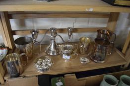 Collection of various silver plate