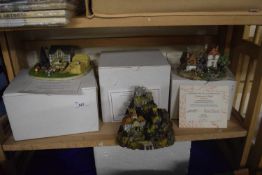 Three boxed Danbury Mint modern diarama figures