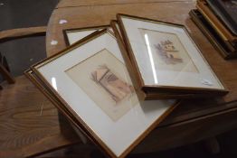 Quantity of various framed Norwich architectural studies