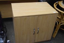 Small two door office stationery cupboard