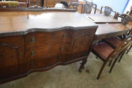 Dining room suite consisting of table, chairs and sideboard