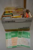 Box of various Ordnance Survey and other maps