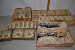 Collection of boxed glass ware produced for the coronation of Queen Elizabeth II