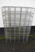 Metal mesh work pigeon hole cabinet