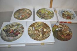 Quantity of boxed collectors plates