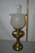 Brass based oil lamp