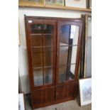 Modern two door display cabinet